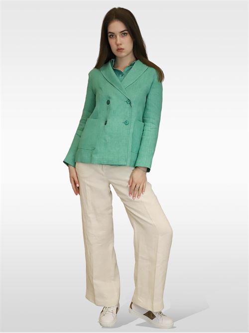 Blazer in linen canvas MAXMARA WEEKEND | 2350410631600026